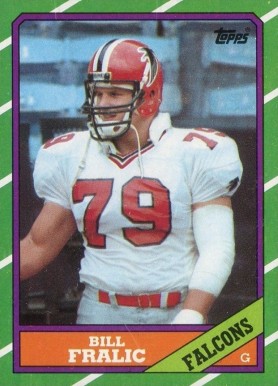 1986 Topps Bill Fralic #367 Football Card