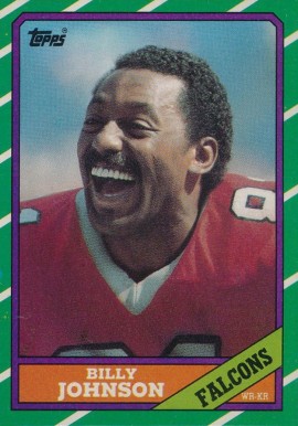 1986 Topps Billy Johnson #364 Football Card