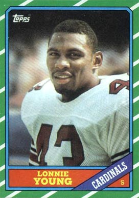 1986 Topps Lonnie Young #337 Football Card