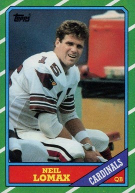 1986 Topps Neil Lomax #327 Football Card