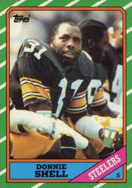 1986 Topps Donnie Shell #291 Football Card