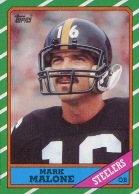 1986 Topps Mark Malone #281 Football Card