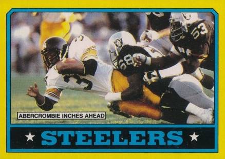1986 Topps Steelers Team Leaders #280 Football Card