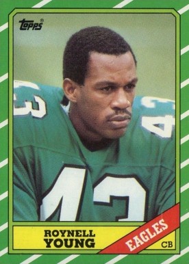 1986 Topps Roynell Young #278 Football Card
