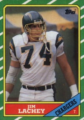 1986 Topps Jim Lachey #238 Football Card