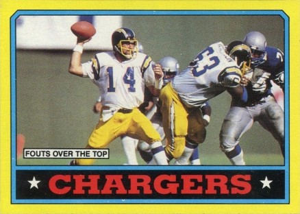 1986 Topps Chargers Team Leaders #230 Football Card
