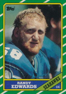 1986 Topps Randy Edwards #209 Football Card