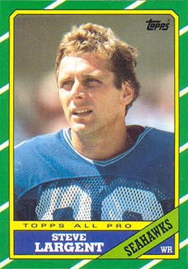 1986 Topps Steve Largent #203 Football Card