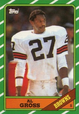 1986 Topps Al Gross #199 Football Card
