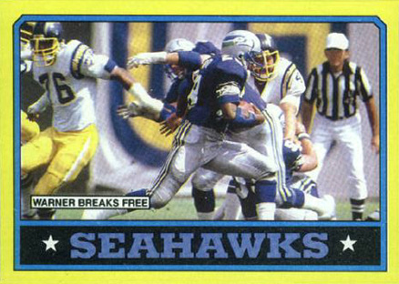1986 Topps Seahawks Team Leaders #200 Football Card