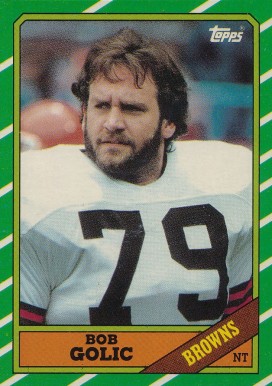 1986 Topps Bob Golic #194 Football Card