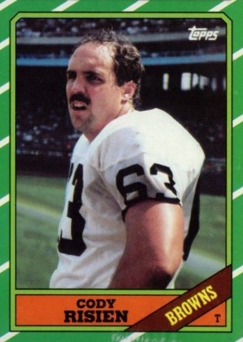 1986 Topps Cody Risien #193 Football Card