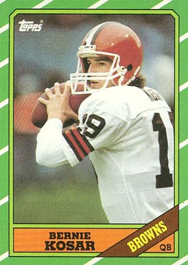 1986 Topps Bernie Kosar #187 Football Card