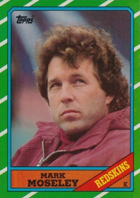 1986 Topps Mark Moseley #179 Football Card