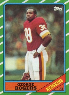 1986 Topps George Rogers #173 Football Card