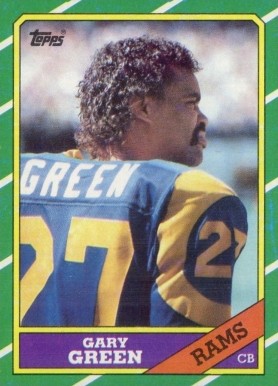 1986 Topps Gary Green #91 Football Card
