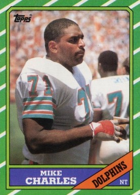 1986 Topps Mike Charles #56 Football Card