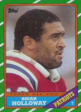 1986 Topps Brian Holloway #35 Football Card