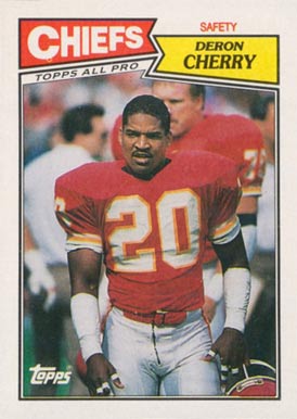 1987 Topps Deron Cherry #171 Football Card