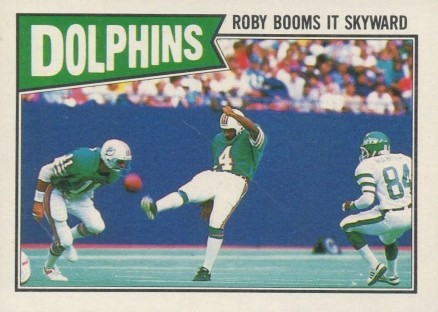 1987 Topps Dolphins Team Leaders #232 Football Card