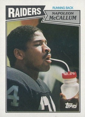 1987 Topps Napoleon McCallum #216 Football Card