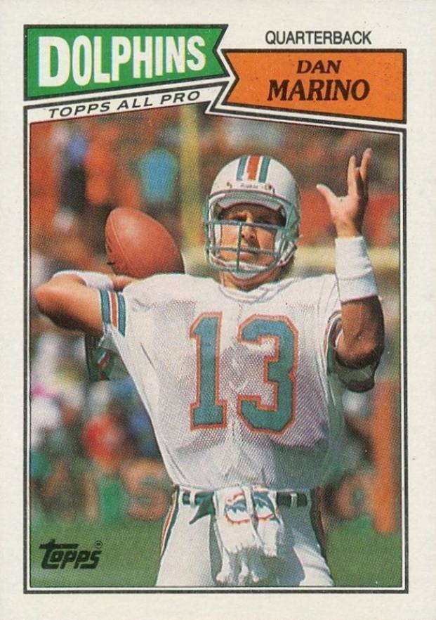 1987 Topps Dan Marino #233 Football Card