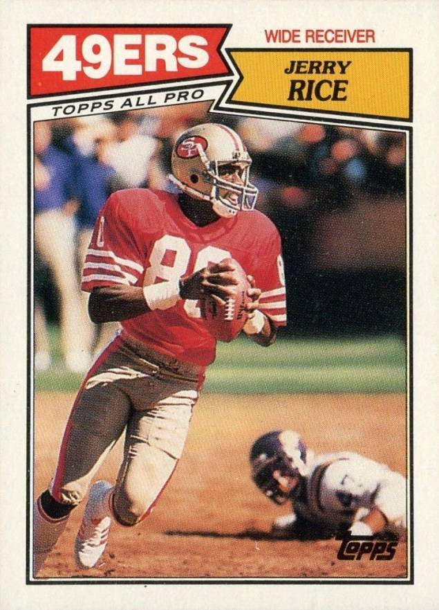 1987 Topps Jerry Rice #115 Football Card