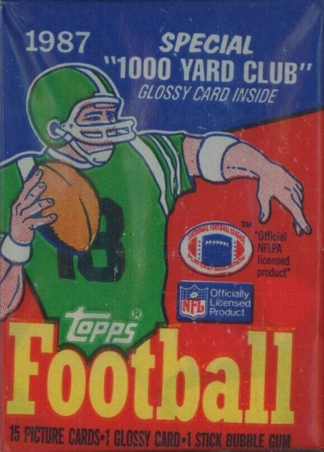 1987 Topps Wax Pack #WP Football Card