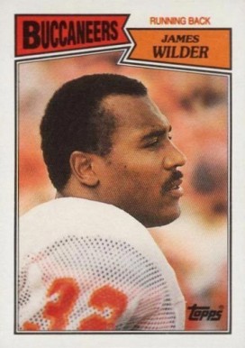 1987 Topps James Wilder #385 Football Card