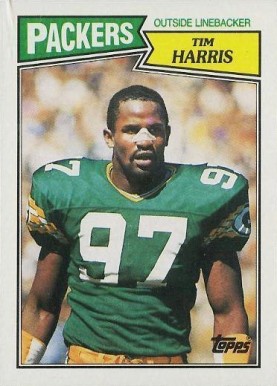 1987 Topps Tim Harris #358 Football Card