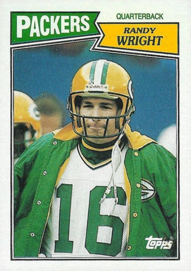 1987 Topps Randy Wright #351 Football Card