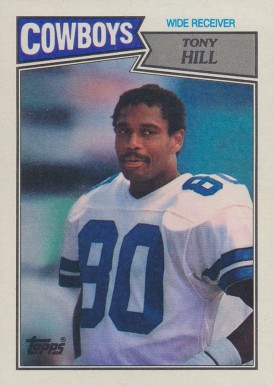 1981 Topps #355 Tony Hill WR Dallas Cowboys Football Card