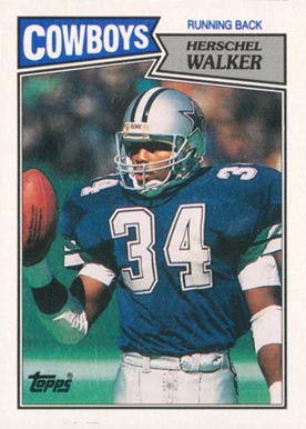 1987 Topps Herschel Walker #264 Football Card