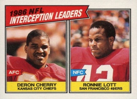 1987 Topps Interception Leaders #231 Football Card