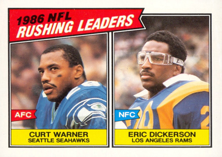 1987 Topps Rushing Leaders #229 Football Card