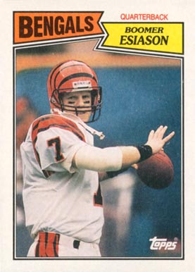 1987 Topps Boomer Esiason #185 Football Card