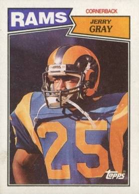 1987 Topps Jerry Gray #157 Football Card