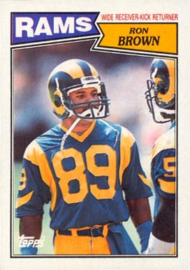1987 Topps Ron Brown #148 Football Card