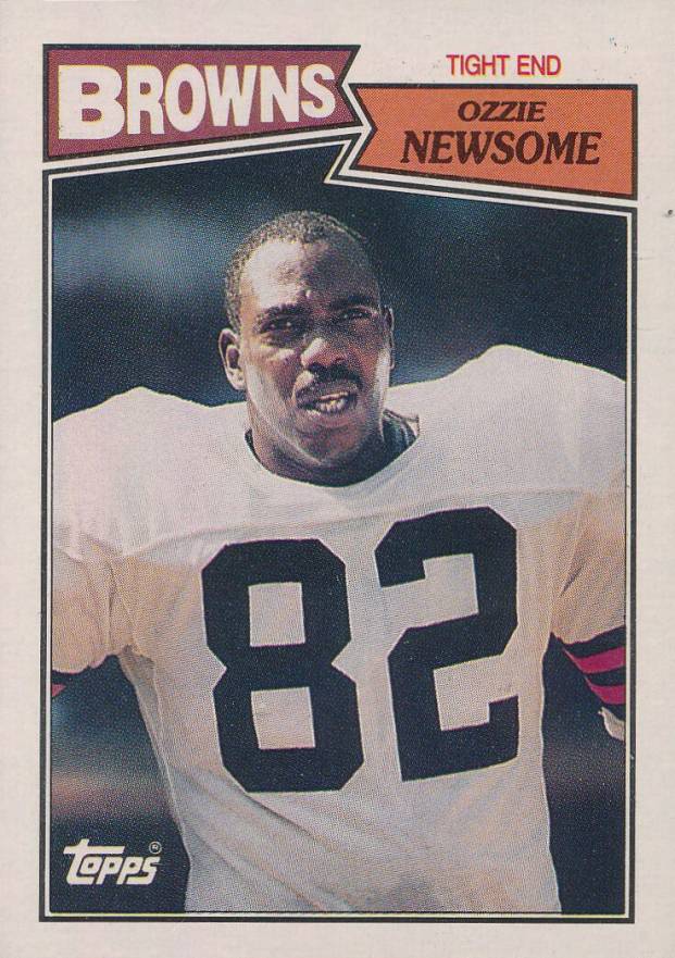1987 Topps Ozzie Newsome #85 Football Card