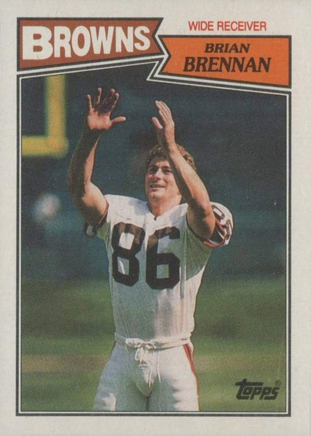 1987 Topps Brian Brennan #84 Football Card