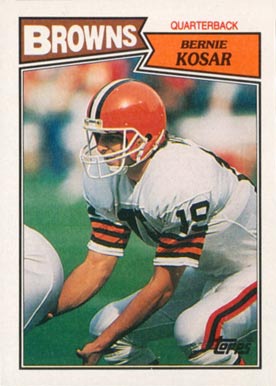 1987 Topps Bernie Kosar #80 Football Card