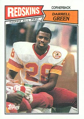 Topps Washington Redskins Darrell Green 1984 Rookie Card 