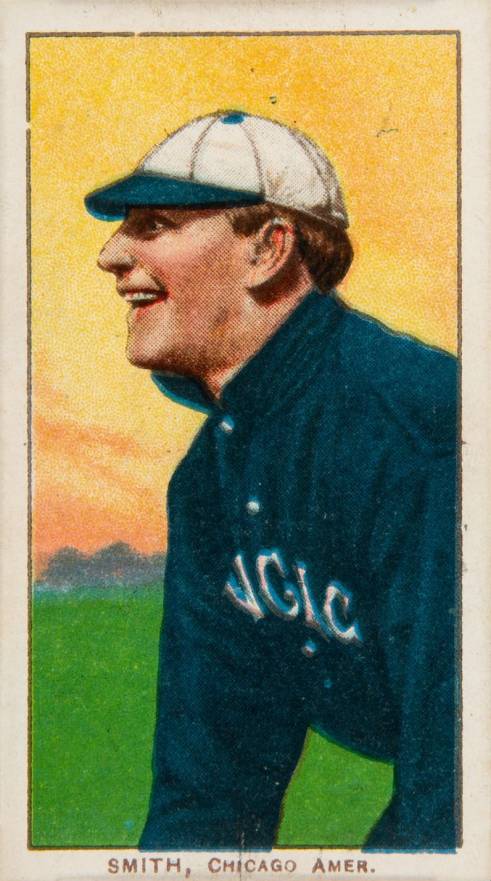 1909 White Borders Polar Bear Smith, Chicago Amer. #448 Baseball Card
