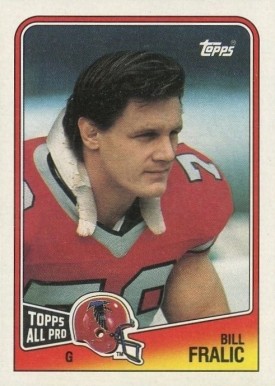 1988 Topps Bill Fralic #388 Football Card