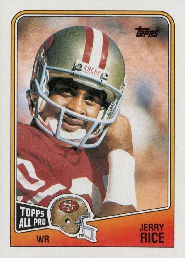 1988 Topps Jerry Rice #43 Football Card