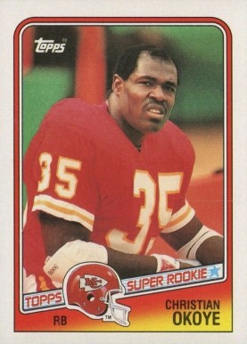 1988 Topps Christian Okoye #363 Football Card