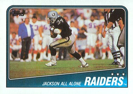 1988 Topps Raiders Team Leaders #325 Football Card