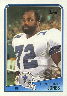 1988 Topps Ed "Too Tall" Jones #266 Football Card