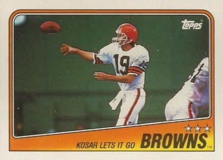 1988 Topps Browns Team Leaders #85 Football Card