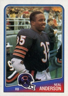 1988 Topps Neal Anderson #71 Football Card